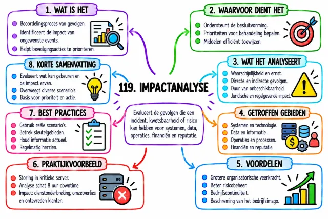 Mindmap 119, „Impactanalyse“ (Auswirkungsanalyse)